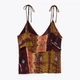 Футболка женская Zara 6895/683 M Коричневая (06895068330039) - изображение 8
