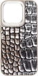 Чехол для смартфона Harder Glamorous Croco для Apple iPhone 15 Pro Grey Gold (ARM76762) - изображение 1