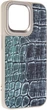Чехол для смартфона Harder Glamorous Croco для Apple iPhone 15 Pro Max Grey Green (ARM76765) - изображение 2