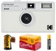 Набор с пленочным фотоаппаратом Kodak Ektar H35 Half Frame Camera H35 белый / пленка Kodak Color Plus / батарейка - изображение 1