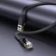 Мережевий кабель для інтернету Hoco USO7 Ethernet 6Gbit 3m для роутера маршрутизатора ПК, Чорний - зображення 6
