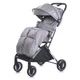 Детская прогулочная коляска-книжка ME 1129 LINK Silver Striped Серебряная - изображение 2