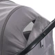 Детская прогулочная коляска-книжка ME 1129 LINK Silver Striped Серебряная - изображение 8