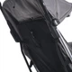Детская прогулочная коляска-книжка ME 1129 LINK Silver Striped Серебряная - изображение 9