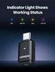 Адаптер Bluetooth 5.3 AptX Adaptive UGREEN BT501 USB-C аудио передатчик для PS5, Nintendo Switch, ноутбука, ПК Transmitter Black (45008) - изображение 11
