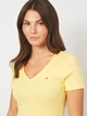 Футболка хлопковая женская Tommy Hilfiger 76J4871-NLA XS Желтая (197232619299) - изображение 4