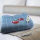 Электропростынь Electric Blanket 170х150см простынь с подогревом / голубая клетка - изображение 3