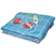 Электропростынь Electric Blanket 170х150см простынь с подогревом / голубая клетка - изображение 4