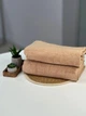 Банное махровое полотенце для сауны Osborn Textile 100х150 см беж двухнитка 450 г/м2 - изображение 7