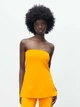 Футболка жіноча Zara 6873/196 S Помаранчева (06873019643025) - зображення 1