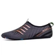 Обувь для пляжа и кораллов аквашузы Diving shoes серые с оранжевым плоская подошва 36-37 ( 23,5 см ) 202 - изображение 1