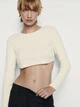 Свитер женский Zara 7901/898 L Белый (07901898712040) - изображение 5
