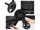 Прогулочная коляска для двойни Swift X Duo, Hauck (black) - изображение 4