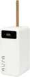 УМБ повербанк AURA NRG-P100 100000 mAh 22.5W White (PBANRG-P100W) - изображение 1