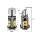 Светодиодная двухцветная лампа Т10 W5W 20SMD 3030 12V Холодный белый и жёлтый свет (10606) - изображение 3