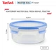 Набор Tefal Контейнер MasterSeal Круглый 0.85 л + Лопатка для блинов Bienvenue Черная (SET_Tefal_4) - изображение 8