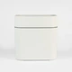 Відро для сміття MBM HOME без кришки BIN-24 10L WHITE/GRAY біло-сіре - зображення 3