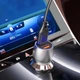 Автомобильное зарядное устройство XOCC52 с быстрой зарядкой 3A / 36W 2USB + кабель microUSB Silver - изображение 4