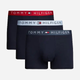 Zestaw majtek boxer męski Tommy Hilfiger UM0UM03181 S 3 szt Czarny (8720637187593) - obraz 1