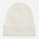 Czapka beany damska Calvin Klein K60K612590 One Size Biała (8720639559046) - obraz 1