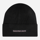 Czapka beany damska Calvin Klein K60K612651-01O One Size Czarna (8720639564965) - obraz 1