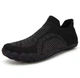 Взуття для пляжу і коралів аквашузи Diving shoes чорні із закритим носком 39 ( 25,2 см ) 302 - зображення 1