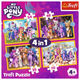 Puzzle Trefl Kucyki Pony 4 w 1 207 elementów (5900511346244) - obraz 6