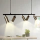 Люстра подвесная MSK Electric Tube в стиле лофт с поворотными плафонами NL 2450-5 BK+BN - изображение 1