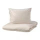 Комплект постельного белья Ikea Nattjasmin 220х240 см бежевый 804.426.07 - изображение 2
