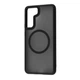 Чохол матовий MagSafe WAVE Matte Insane Case with Magnetic Ring для Samsung Galaxy S21 FE Black - зображення 1