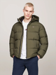 Пуховик зимовий короткий чоловічий Tommy Hilfiger DM0DM19786-M12 L Зелений (8720637264751) - зображення 1