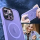 Чохол Vanfone AirShield MagSafe для iPhone 14, лавандовий (VANAX10706) - зображення 6