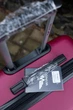 Чемодан пластиковый Wings MRH-01 L большой бордовый - изображение 5