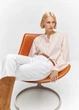Блузка MANGO 57013817-PLUM Розовый M KL0067 - изображение 4