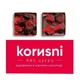 Натуральные конфеты KORИSNI Клюква в черном кэробном шоколаде 100 г - изображение 1