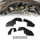 Комплект увеличенных пыльников XRoad брызговиков двигателя Toyota Land Cruiser 100, Lexus LX 470 (1997-2008) 53737-60070 53739-60040 53736-60080 53738-60050 - изображение 1