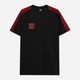 Футболка хлопковая длинная мужская Umbro Terrace Tee 66543U-MLB S Черная (5063178233224) - изображение 5