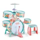 Дитяча барабанна установка зі стільчиком 5 барабанів аксесуари Performer happy jazz drum - зображення 3