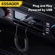 Bluetooth-адаптер Essager Bluetooth 5.0 автомобильный приемник AUX с микрофоном (EBT-YH01-P) - изображение 5