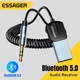 Bluetooth-адаптер Essager Bluetooth 5.0 автомобильный приемник AUX с микрофоном (EBT-YH01-P) - изображение 7