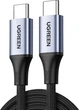 Кабель PD3.1 USB-C 240W UGREEN US535 Type-C для Type-C для швидкого заряджання ноутбука, планшета, телефона 5А 48V Supercharge Space Grey 2m (90440) - зображення 1