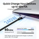 Кабель PD3.1 USB-C 240W UGREEN US535 Type-C для Type-C для швидкого заряджання ноутбука, планшета, телефона 5А 48V Supercharge Space Grey 2m (90440) - зображення 3