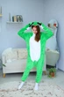 Женская кигуруми пижама взрослая и подростковая Kigurumi Змея Зеленая L 165-175 см (1111) - изображение 4