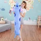 Мягкая игрушка Стич Батон 95 см, большая плюшевая детская игрушка подушка Длинный Стич, Синий - изображение 2