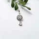 Срібний пірсинг у пупок Ізольда з Капелькою срібло 925 проби Родоване 600603р 1.90г - зображення 6