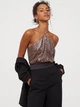 Боди-майка женская H&M 0815004 S Бежевая (2000001564257) - изображение 1