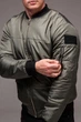 Мужская куртка бомбер зелёная утепленная R.A. 1426 XL - изображение 8