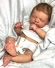 Реборн Кукла Reborn Doll анатомичный 3D-кожа винил силикон 49 см можно купать - изображение 5