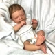 Реборн Кукла Reborn Doll анатомичный 3D-кожа винил силикон 49 см можно купать - изображение 6