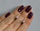 Серебряные серьги Silverstyle с пластинами из золота 045с, цвет камня мистик - изображение 5